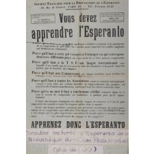 Société Française pour la Propagation de l'Espéranto - Vous devez apprendre l'Espéranto.