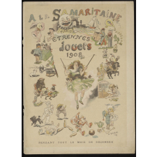 A la Samaritaine, Paris. Etrennes, jouets 1908.