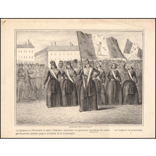 Les Icariennes , les Vésuviennes et autres citoyennes demandant la suppression immédiate des maris,  ... vu  l'urgence, ne promettant pas de pouvoir attendre jusqu'à la réunion de la Constituante.