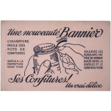 Buvard publicitaire. Une nouveauté Bannier.