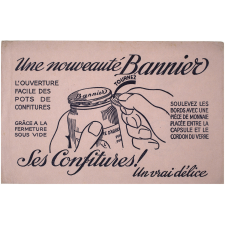 Buvard publicitaire. Une nouveauté Bannier.