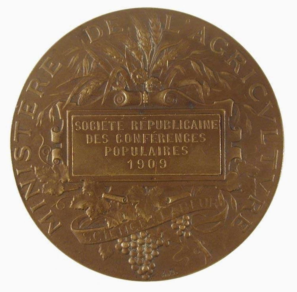Médaille du Ministère de l'Agriculture. 