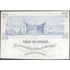 Ville de Renaix. Pensionnat-Collège St Louis de Gonzague. Ecole industrielle et commerciale.