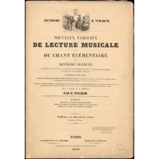 Méthode B. Wilhem. Nouveaux tableaux de lecture musicale et de chant élémentaire ou méthode graduée. Tableaux du 2ème cours.