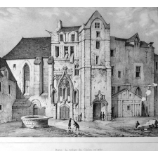 Restes du Collège des Cholets en 1820.