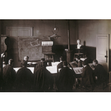 Ecole Normale d'Instituteurs de Châteauroux - La classe de dessin d'imitation (le 25 octobre 1899). 