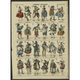 Alphabet mascarade. Imagerie d'Epinal. N° 330.