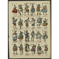 Alphabet mascarade. Imagerie d'Epinal. N° 330.