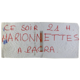 Ce soir 21 h marionnettes à PACRA.