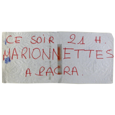 Ce soir 21 h marionnettes à PACRA.