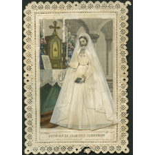Image religieuse. Souvenir de première communion.