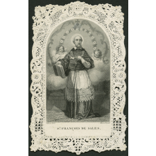 Image religieuse. Saint François de Sales.