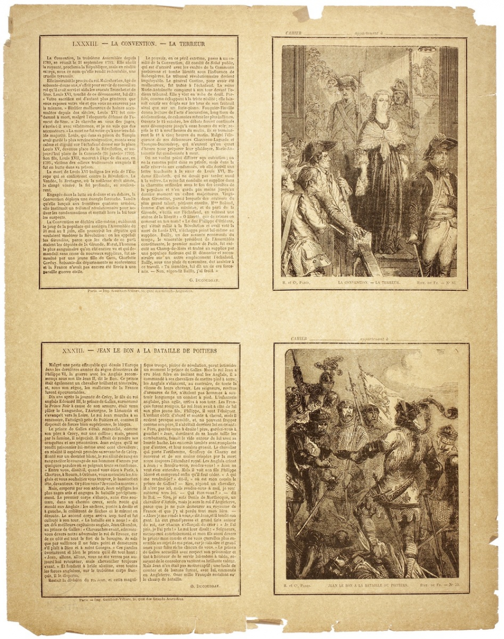 La Convention et la Terreur - Jean le Bon à la bataille de Poitiers - Histoire de France n°33 et 83.