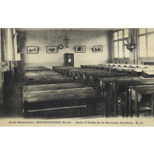 Petit Séminaire - Haubourdin (Nord) - Salle d'étude de la Seconde division.