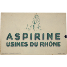 Buvard publicitaire. Aspirine Usines du Rhône.