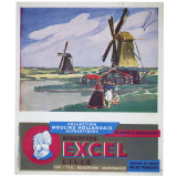 Buvard publicitaire. Biscottes Excel.
