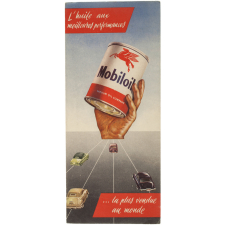 Buvard publicitaire. Mobiloil.