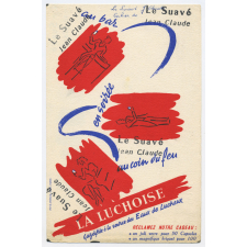 Buvard publicitaire. La Luchoise.