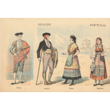 Peuples d'Espagne et Portugal.  
