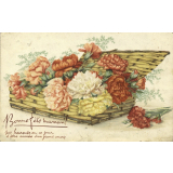Bonne fête Maman! Sois heureuse en ce jour / d'être aimée d'un grand amour. 