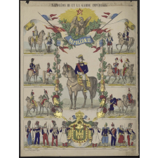 Napoléon III et la Garde impériale.