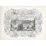Institution des Joséphites à Tirlemont. Vue prise du côté du jardin.