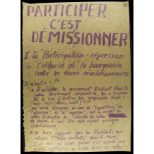 Participer c'est démissionner.