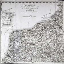Carte d'une partie des Pays-Bas, pour servir de supplément à la carte de l'Empire d'Allemagne.