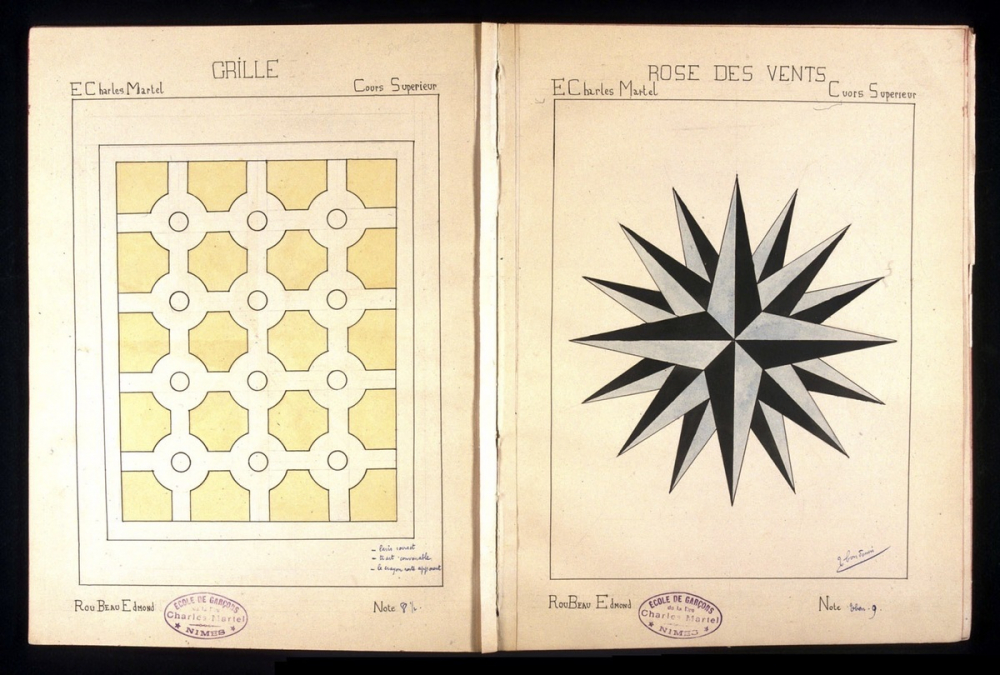 Cahier de dessin. 