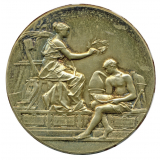 Médaille de l'Exposition Scolaire de Chartres de 1896. 