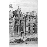 Collège de Cluny, place Sorbonne, au fond rue de la Harpe.