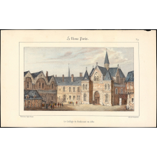 Le Collège de Sorbonne en 1550.