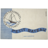 Buvard publicitaire. Petit Bateau.