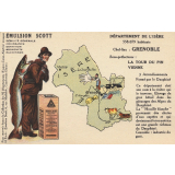 Émulsion Scott - Débilité générale, croissance, dentition, bronchite, rachitisme - Département de l'Isère - 558.079 habitants - Chef-Lieu : Grenoble - Sous-préfectures : La Tour du Pin, Vienne.
