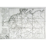 Tableau d'assemblage de la carte d'Allemagne en neuf feuilles Grand Aigle.
