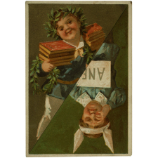 Image à collectionner. Portrait d'enfants.
