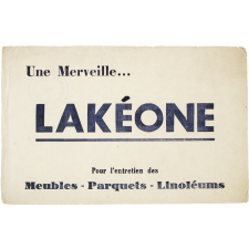 Buvard publicitaire. Lakéone.