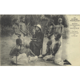 23 - Congo français - Mission catholique de Brazzaville - Une leçon de Catéchisme sur la Trinité.