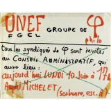 UNEF FGEL, groupe de philo.