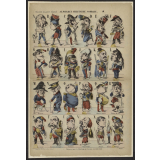 Alphabet militaire comique. Nouvelle imagerie d'Epinal.