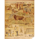 Tableau mural. La vaca.