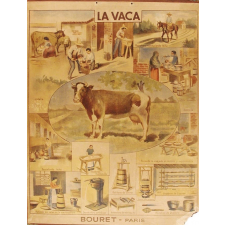 Tableau mural. La vaca.