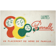 Buvard publicitaire. Laines Pernelle.