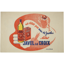 Buvard publicitaire. Javel La Croix. 