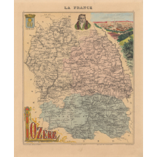 Carte de la Lozére. 