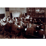 Ecole primaire supérieure de La Ferté-Macé - Leçon d'histoire naturelle, la dissection du lapin. 