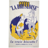 Buvard publicitaire. La Bresloise. La vraie biscotte !
