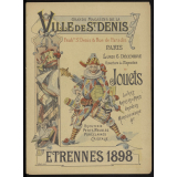 Grands magasins de la ville de St Denis. Etrennes 1898.