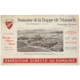 Buvard publicitaire. Domaine de la Trappe de Staouëli.