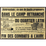 Dans le camp retranché du quartier latin.